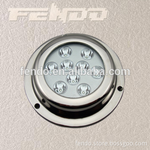 IP68 Stainless Steel 18W LED Round Marine Underwater Boat Yacht Light